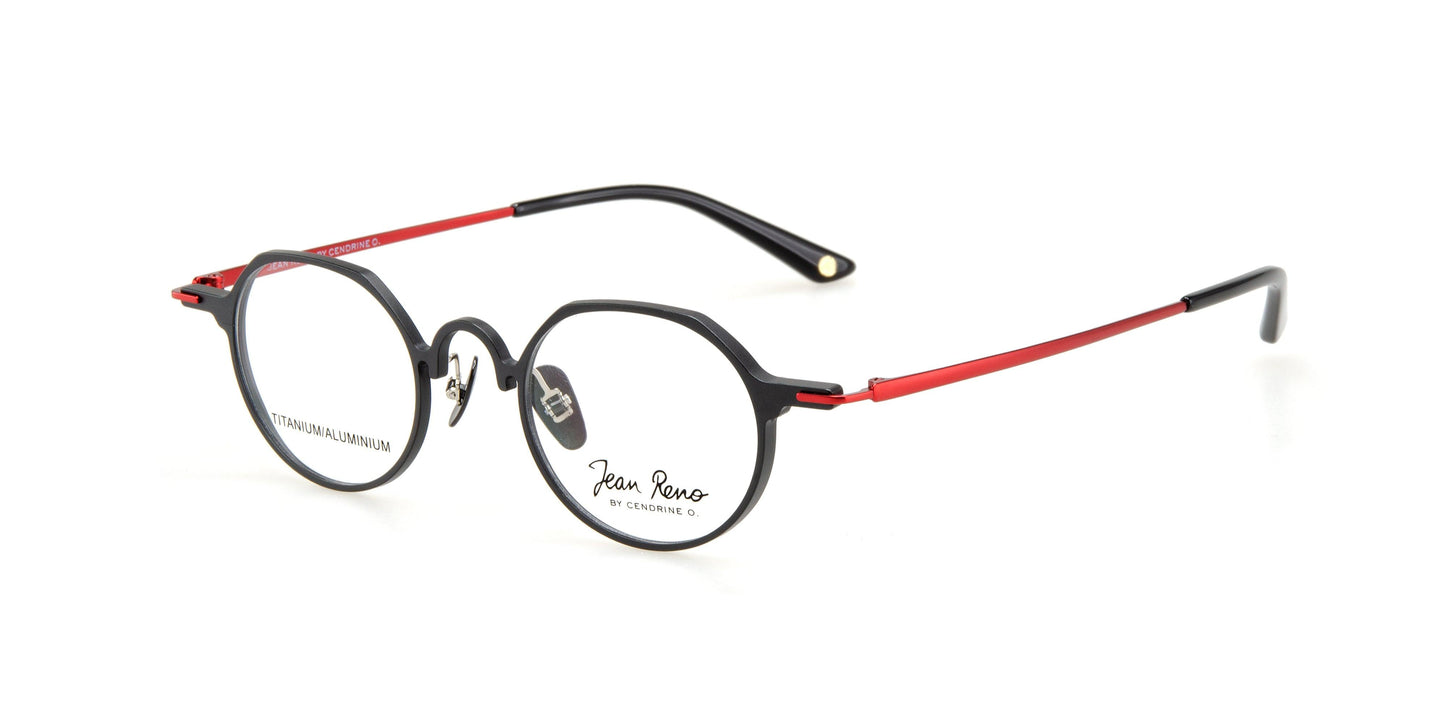 Jean Reno 2110 titanium men round frame - Jean Reno Eyewear